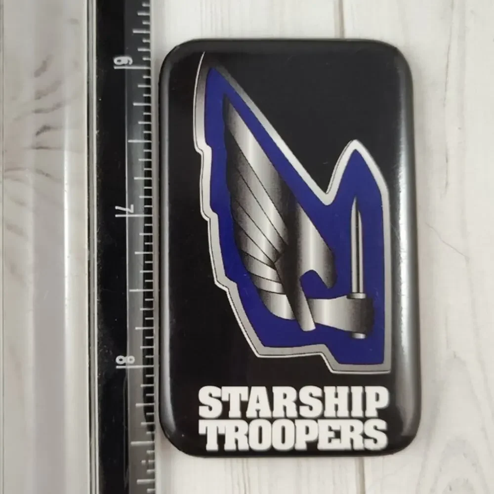 Starship Troopers Movie Mobile Infantry Promo Pinback Button Backpack Pin
